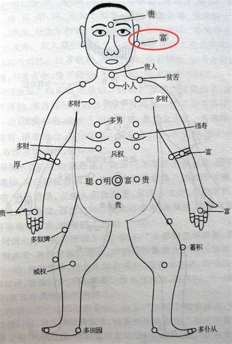 胸口有痣女人|胸口的痣图解：痣的分布与命运解析